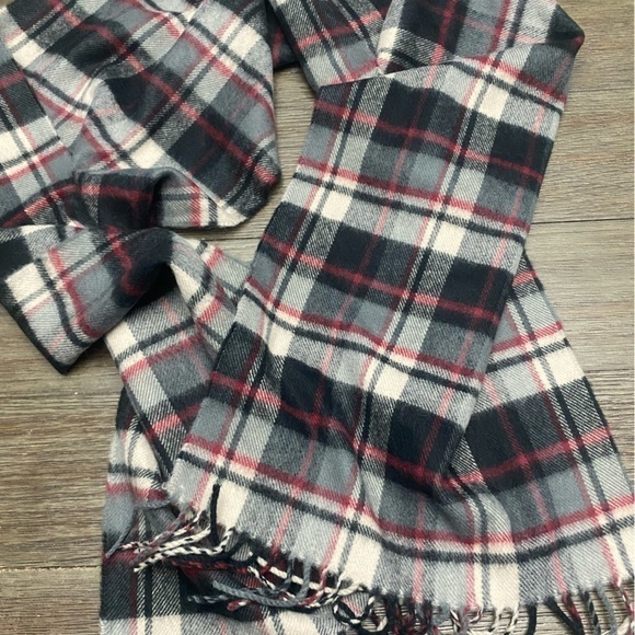 Accessories - Mens Womens Winter Warm SCOTLAND Made 100 CASHMERE Scarf Scarves Plaid Wool Soft